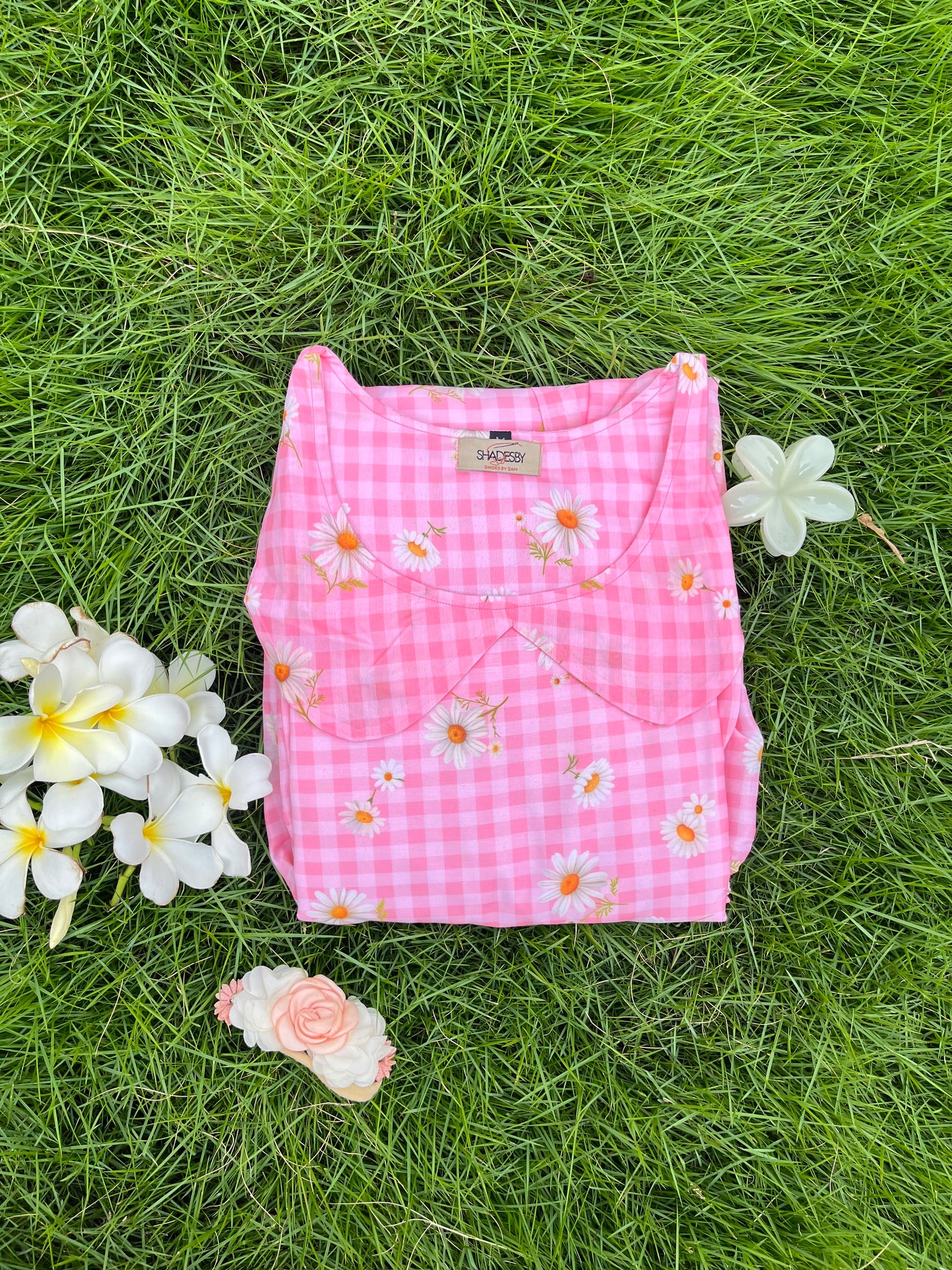 Pink Gingham Dress