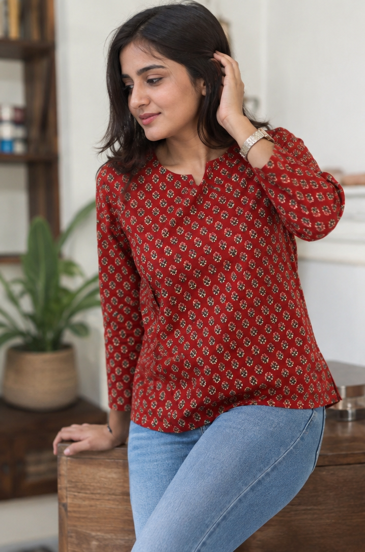 Short Cotton Kurtis