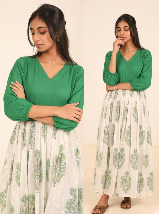 Meera Emerald Maxi Dress