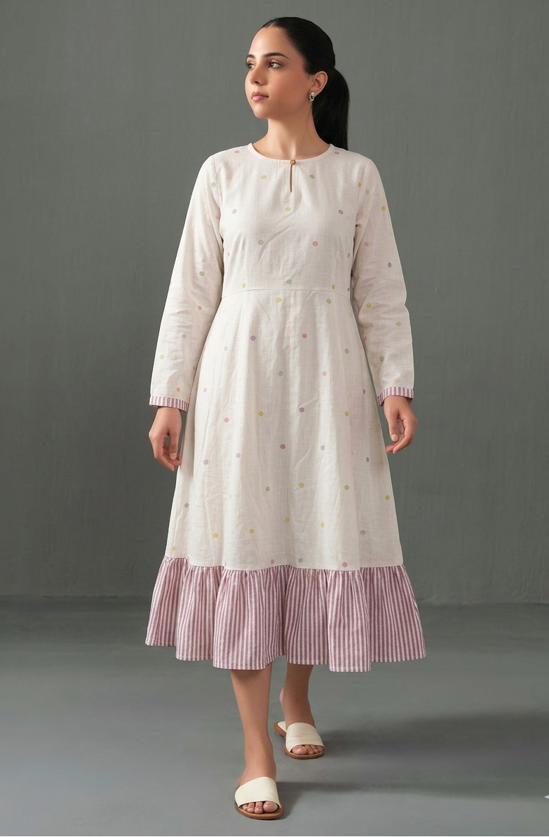 The "Summer Meadow" Handloom Maxi