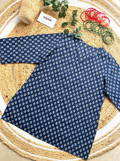 Short kurti - Blue