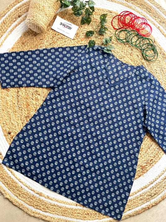Short kurti - Blue