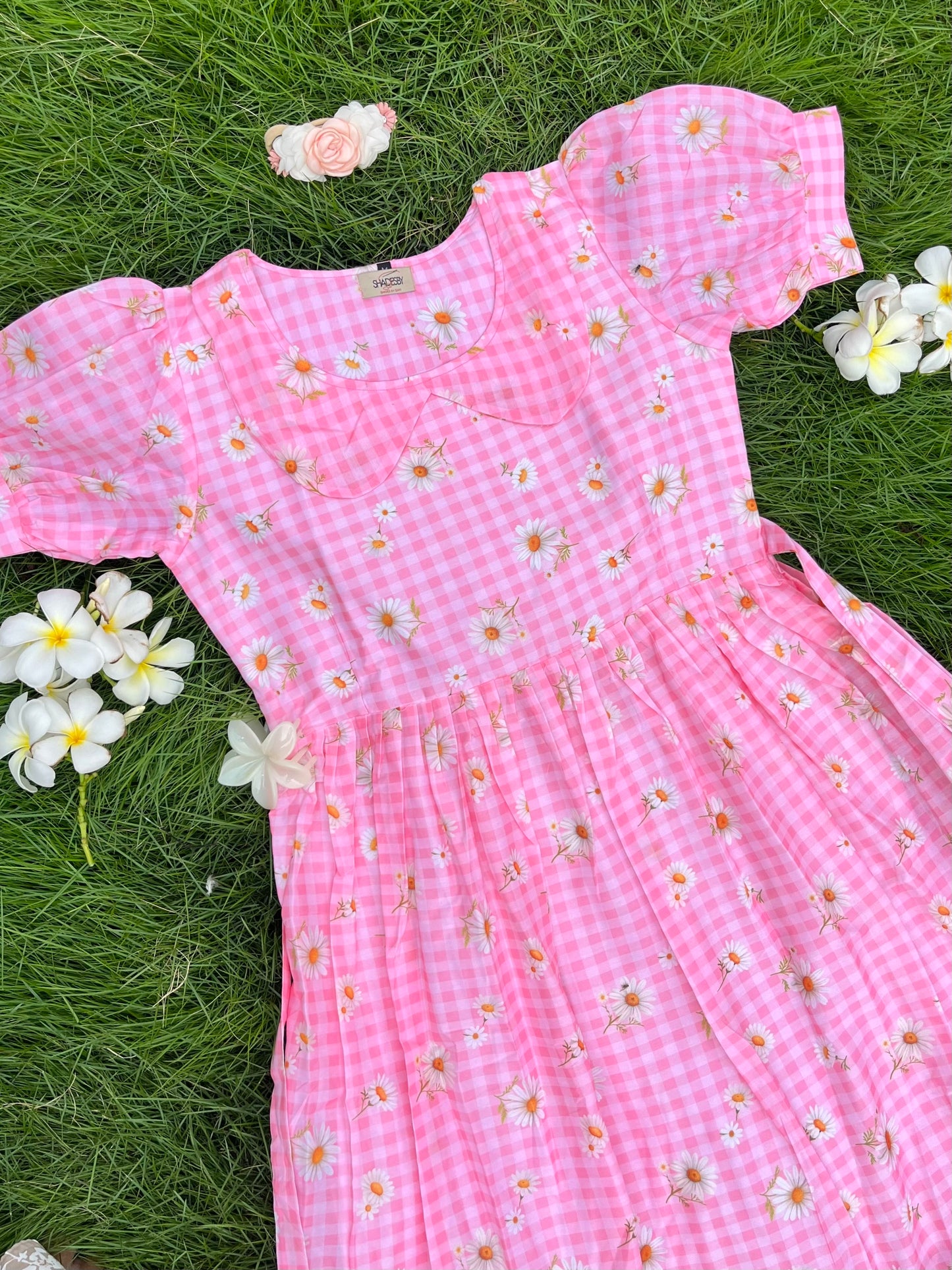 Pink Gingham Dress