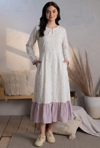 The "Summer Meadow" Handloom Maxi