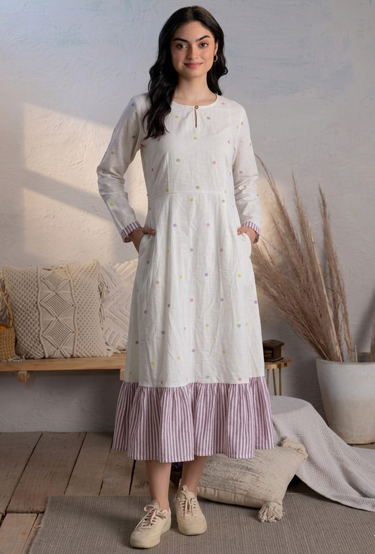 The "Summer Meadow" Handloom Maxi