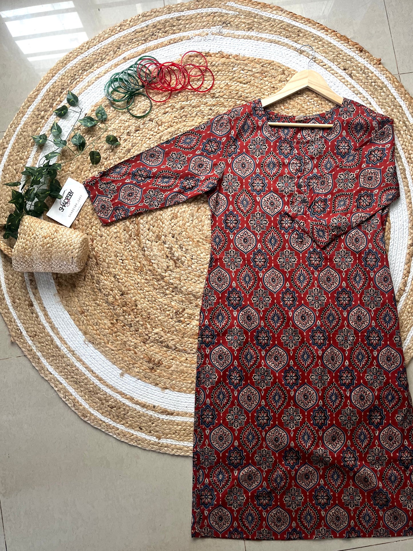 The Classic maroon Long Kurti
