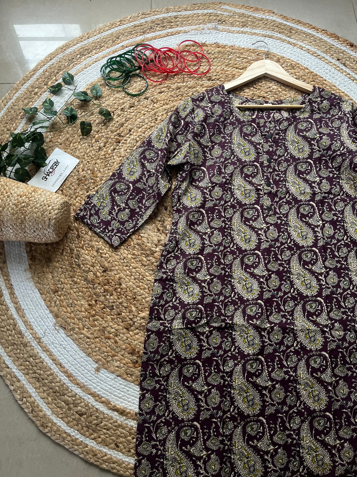 The Classic purple Long Kurti