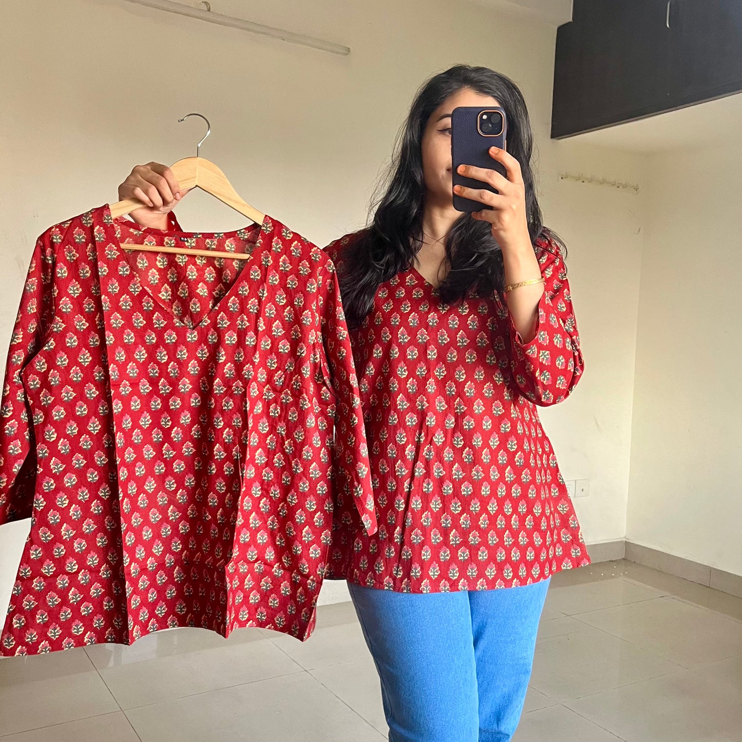Short kurti - Red