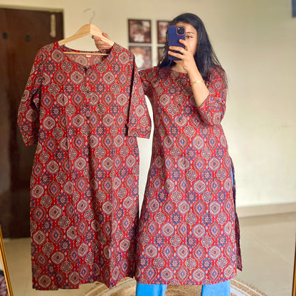The Classic maroon Long Kurti